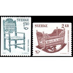 Suecia Sweden 1097/98 1980 Nórdico 80 Artesanía antigua MNH Suecia Sweden 1097/98 1980 Nórdico 80 Artesanía antigua MNH