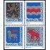 Suecia Sweden 1215/18 1983 Armas Provinciales MNH