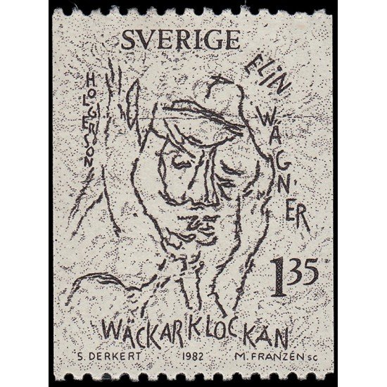 Suecia Sweden 1177 1982 100 aniv. del nacimiento del escritor Elin Wagner MNH Suecia Sweden 1177 1982 100 aniv. del nacimiento del escritor Elin Wagner MNH