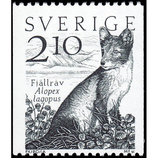Suecia Sweden 1230 1983 Fauna Zorro ártico MNH Suecia Sweden 1230 1983 Fauna Zorro ártico MNH