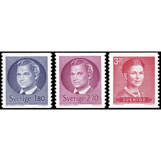 Suecia Sweden 1225/27 1983 Rey Carlos Gustavo XVI y Reina Silvia MNH Suecia Sweden 1225/27 1983 Rey Carlos Gustavo XVI y Reina Silvia MNH