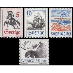 Suecia Sweden 574/77 1967-68 Definitivas 67/70 MNH Suecia Sweden 574/77 1967-68 Definitivas 67/70 MNH