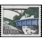 Suecia Sweden 582 1968 Canal de Dalsland y acueducto de Haverud MNH