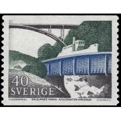 Suecia Sweden 582 1968 Canal de Dalsland y acueducto de Haverud MNH Suecia Sweden 582 1968 Canal de Dalsland y acueducto de Haverud MNH