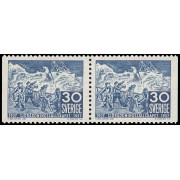 Suecia Sweden 414b 1957 50 aniv. de la asociación nacional de salvamento MNH