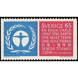 Suecia Sweden 737a 1972 Protección ambiental Conferencia de la O.N.U. en Estocolmo MNH Suecia Sweden 737a 1972 Protección ambiental Conferencia de la O.N.U. en Estocolmo MNH