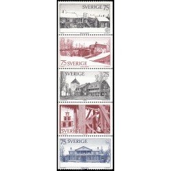 Suecia Sweden 887/91 1975 Año del patrimonio arquitectónico europeo MNH Suecia Sweden 887/91 1975 Año del patrimonio arquitectónico europeo MNH