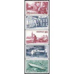 Suecia Sweden 895/99 1975 Vigilar, guardar, ayudar MNH Suecia Sweden 895/99 1975 Vigilar, guardar, ayudar MNH