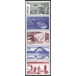 Suecia Sweden 927/31 1976 Provincia de Angermanland MNH Suecia Sweden 927/31 1976 Provincia de Angermanland MNH