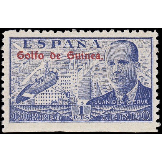 Guinea Española 268 1942 Juan de la Cierva MH Guinea Española 268 1942 Juan de la Cierva MH