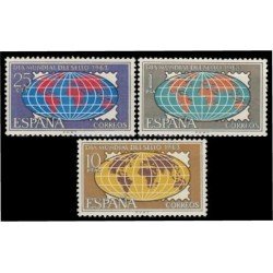 España Spain 1509/11 1963 Día mundial del sello MNH España Spain 1509/11 1963 Día mundial del sello MNH