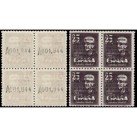 España Spain 1090 1951 Bl.4 Viaje del Caudillo a Canarias MNH España Spain 1090 1951 Bl.4 Viaje del Caudillo a Canarias MNH