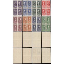 España Spain 1075/82 Bl.4 1950 Centenario del sello MNH España Spain 1075/82 Bl.4 1950 Centenario del sello MNH
