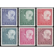 Suecia Sweden 567/69 1967-71 Gustavo VI MNH