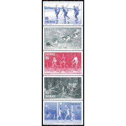 Suecia Sweden 957/61 1977 Deportes populares MNH Suecia Sweden 957/61 1977 Deportes populares MNH