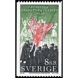 Suecia Sweden 1474 1988 200 aniv. del Teatro Real de arte dramático MNH