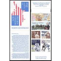 Suecia Sweden C1458 1988 350 aniv. de la fundación de la Nueva Suecia Carnet MNH Suecia Sweden C1458 1988 350 aniv. de la fundación de la Nueva Suecia Carnet MNH