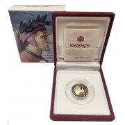 Vaticano 2021 Estuche Oficial Moneda 2 € euros Conm. Proof Dante 