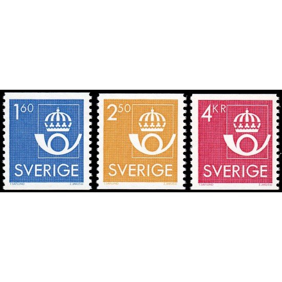 Suecia Sweden 1298/00 1985 Emblema postal MNH Suecia Sweden 1298/00 1985 Emblema postal MNH