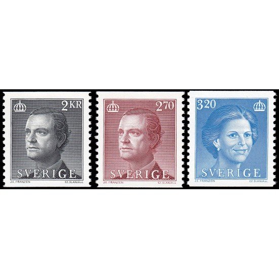Suecia Sweden 1301/03 1985 Rey Carlos Gustavo XVI y Reina Silvia MNH Suecia Sweden 1301/03 1985 Rey Carlos Gustavo XVI y Reina Silvia MNH