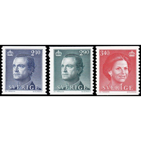 Suecia Sweden 1351/53 1986 Rey Carlos Gustavo XVI y Reina Silvia MNH Suecia Sweden 1351/53 1986 Rey Carlos Gustavo XVI y Reina Silvia MNH