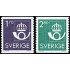 Suecia Sweden 1361/62 1986 Emblema postal MNH