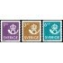 Suecia Sweden 1400/02 1987 Emblema postal MNH