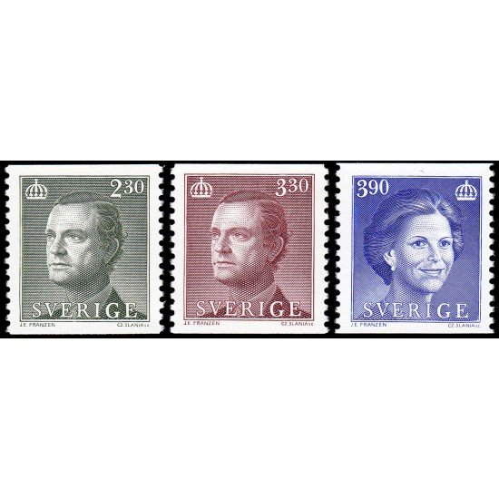 Suecia Sweden 1518/20 1989 Rey Carlos Gustavo XVI y Reina Silvia MNH Suecia Sweden 1518/20 1989 Rey Carlos Gustavo XVI y Reina Silvia MNH