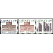 Suecia Sweden 1410/11a 1987 Europa Arquitectura moderna MNH