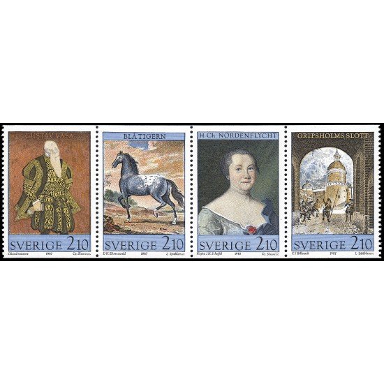 Suecia Sweden 1428/31 1987 450 aniv. del Castillo de Gripsholm MNH