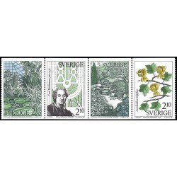 Suecia Sweden 1432/35 1987 Jardines botánicos suecos MNH