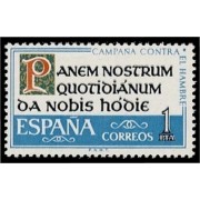España Spain 1512 1963 Campaña contra el Hambre MNH