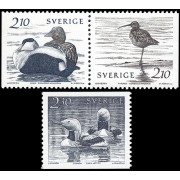 Suecia Sweden 1354a/56 1986 Aves acuáticas MNH