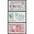 Suecia Sweden 820/22 1974 Aniversarios suecos MNH