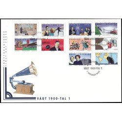 Suecia SwedenSPD FDC 2053/62 1998 Siglo XX Sobre primer día Suecia SwedenSPD FDC 2053/62 1998 Siglo XX Sobre primer día