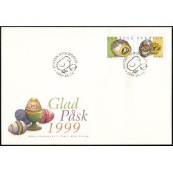 Suecia Sweden SPD FDC 2078/79 1999 Pascua Sobre primer día Suecia Sweden SPD FDC 2078/79 1999 Pascua Sobre primer día