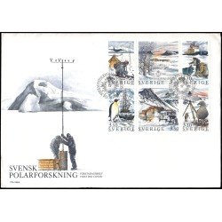 Suecia Sweden SPD FDC 1535/40 1989 250 aniv. de la Real Academia de Ciencias Sobre primer día Suecia Sweden SPD FDC 1535/40 1989 250 aniv. de la Real Academia de Ciencias Sobre primer día