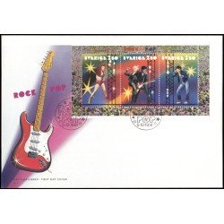 Suecia Sweden SPD FDC HB20 1991 Música Rock y Pop Sobre primer día Suecia Sweden SPD FDC HB20 1991 Música Rock y Pop Sobre primer día