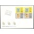 Suecia Sweden SPD FDC 1694/96 1992 Año del sello postal Sellos famosos Sobre primer día