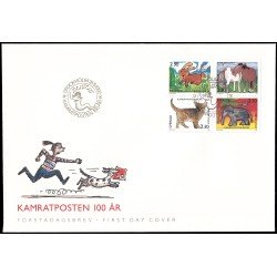 Suecia Sweden SPD FDC 1699/02 1992 Tarifas reducidas Centenario de la revista infantil Kamratposten Sobre primer día Suecia Sweden SPD FDC 1699/02 1992 Tarifas reducidas Centenario de la revista infantil Kamratposten Sobre primer día