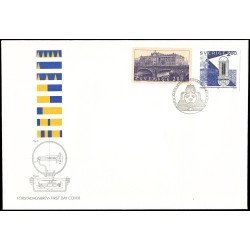Suecia Sweden SPD FDC 1718/19 1992 Centenario de la Oficina nacional de Patentes, Registro Parlamento sueco sede de la 88 conferencia de la Unión Parlamentaria internacional Sobre primer día Suecia Sweden SPD FDC 1718/19 1992 Centenario de la Oficina nacional de Patentes, Registro Parlamento sueco sede de la 88 conferencia de la Unión Parlamentaria internacional Sobre primer día