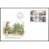 Suecia Sweden SPD FDC 1720/23 1992 Día del sello Animales prehistóricos Sobre primer día