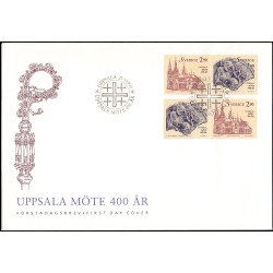 Suecia Sweden SPD FDC 1752/53 1993 400 aniv. del sínodo de Upsala Sobre primer día Suecia Sweden SPD FDC 1752/53 1993 400 aniv. del sínodo de Upsala Sobre primer día