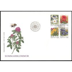 Suecia Sweden SPD FDC 1763/66 1993 Tarifa reducida Flores campestres Sobre primer día Suecia Sweden SPD FDC 1763/66 1993 Tarifa reducida Flores campestres Sobre primer día