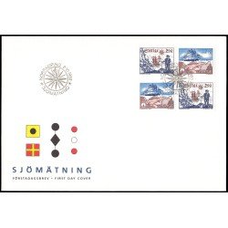 Suecia Sweden SPD FDC 1779/80 1993 350 aniv. de la creación del Servicio hidrográfico Sobre primer día Suecia Sweden SPD FDC 1779/80 1993 350 aniv. de la creación del Servicio hidrográfico Sobre primer día