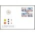 Suecia Sweden SPD FDC 1779/80 1993 350 aniv. de la creación del Servicio hidrográfico Sobre primer día