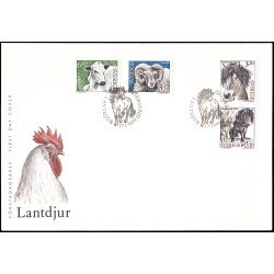 Suecia Sweden SPD FDC 1786/89 1994 Animales de cría Sobre primer día Suecia Sweden SPD FDC 1786/89 1994 Animales de cría Sobre primer día