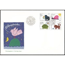 Suecia Sweden SPD FDC 1818/21 1994 Sellos de saludo y felicitaciones Sobre primer día Suecia Sweden SPD FDC 1818/21 1994 Sellos de saludo y felicitaciones Sobre primer día