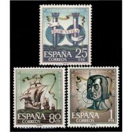 España Spain 1513/15 1963 Congreso Inst. Hispánicas MNH