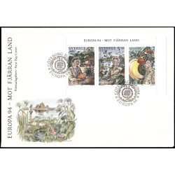 Suecia Sweden SPD FDC HB25 1994 Europa y los descubrimientos Sobre primer día Suecia Sweden SPD FDC HB25 1994 Europa y los descubrimientos Sobre primer día